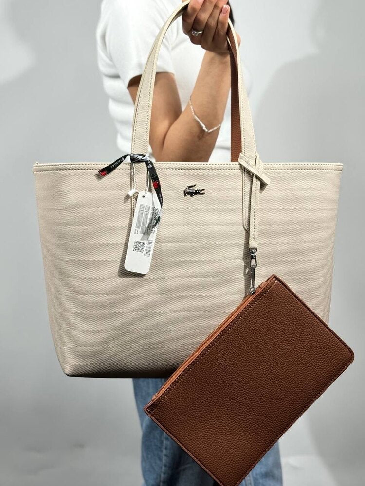Lacoste Anna Çift Taraflı Omuz Çantası