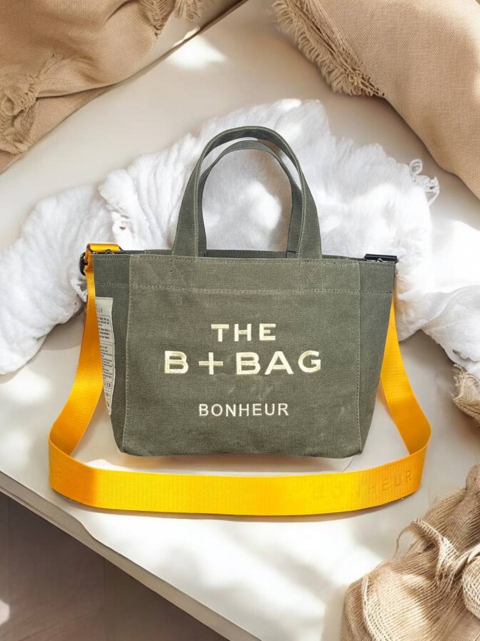 Bonheur Canvas Tote Bag